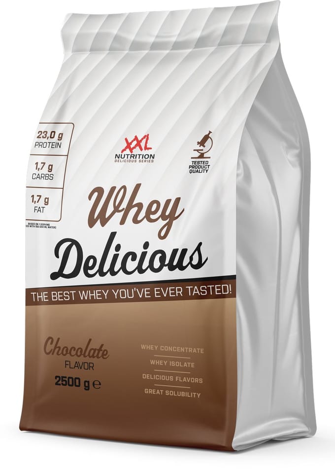 XXL Nutrition - Whey Delicious - Chocolade - Eiwitpoeder - 2500 g