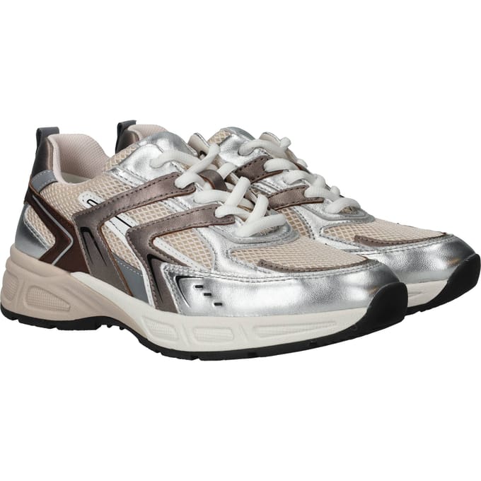 Gabor Gabor Sneakers zilver Leer