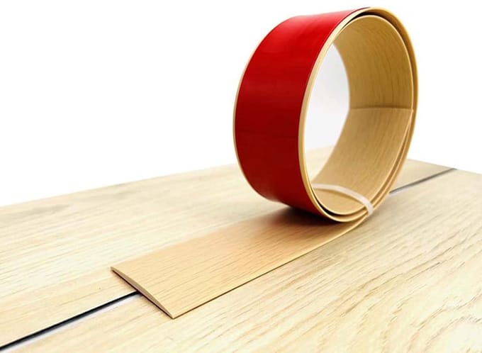 Zelfklevende PVC Overgangsstrip voor Vloeren - Waterdicht en Slijtvast