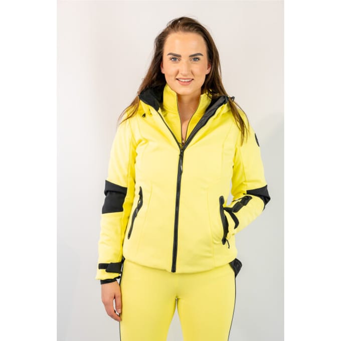 ICEPEAK - ecorse softshell jacket - Softshell ski dames - Geellicht