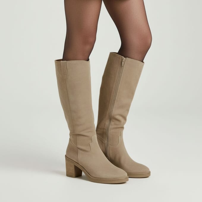Cellini Cellini Hoge laarzen taupe Suede