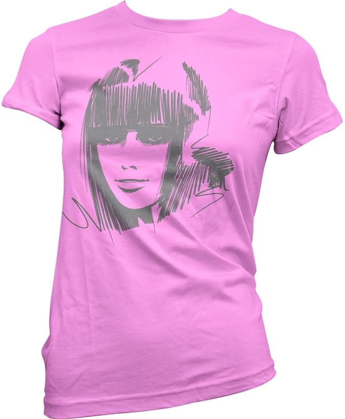 Hybris Dames-T-shirt 'Scroll Girl Lady' SH-5-50886-LFH4-8