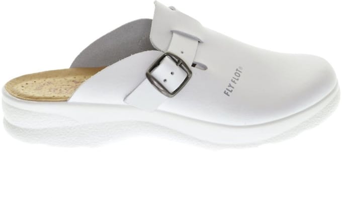 Fly Flot Instapper Riem Wit Leder maat 40