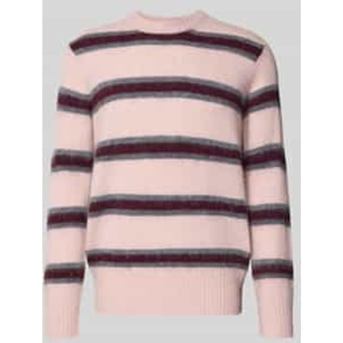 Gebreide pullover met alpaca-aandeel model 'JOHAN'