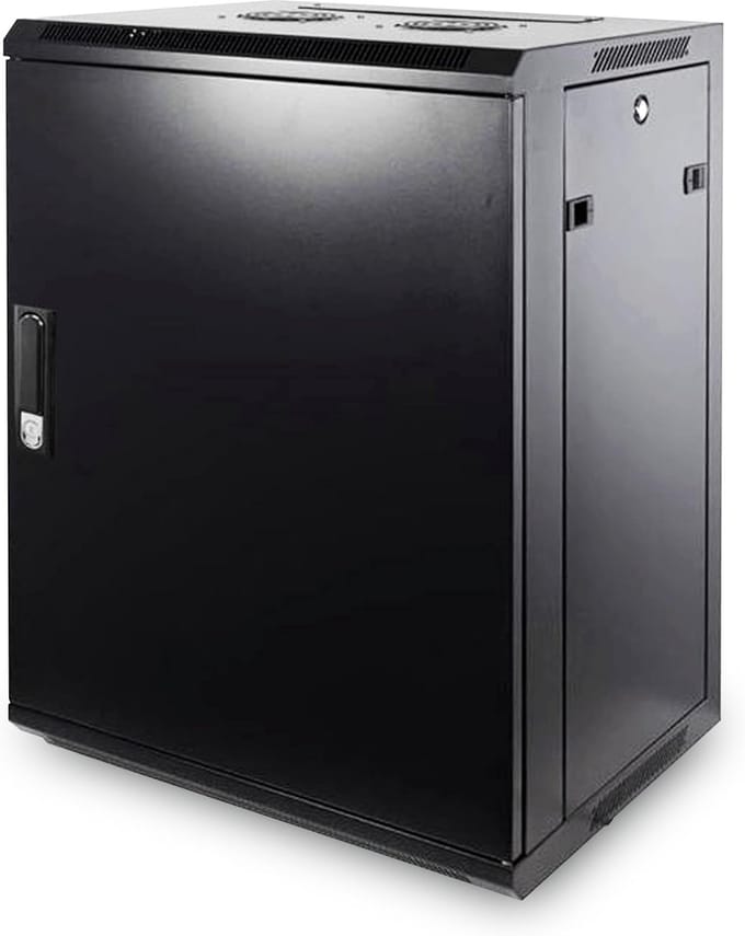 15U Wandkast 19 Inch Serverkast met Metalen Deur 600x450mm