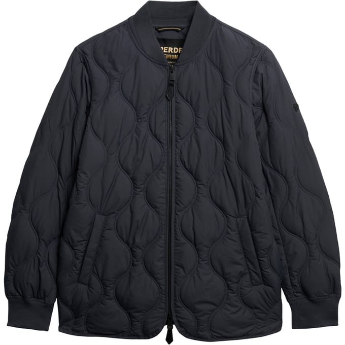 Superdry Short Quilted Liner Jas Dames - Maat 12