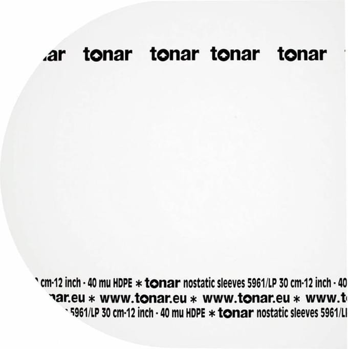 Tonar Nostatic sleeves 12 inch" (30 cm) LP records