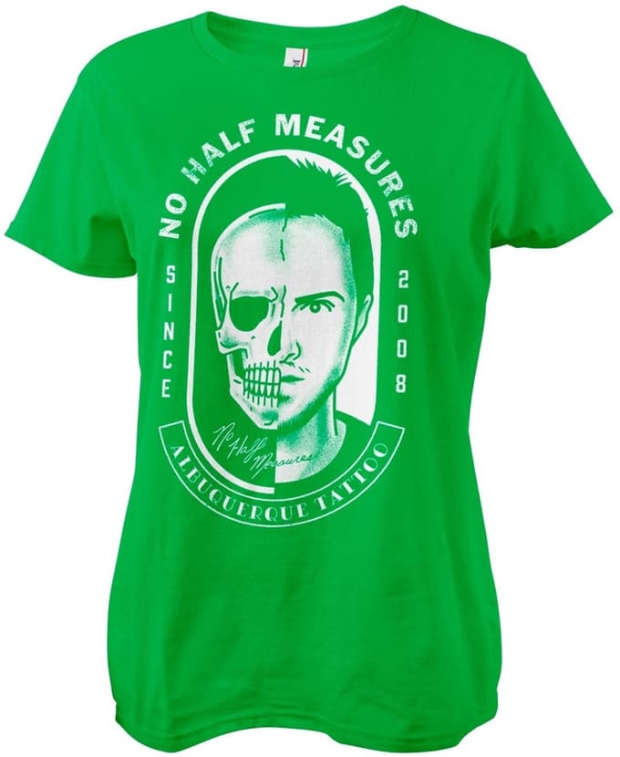 Breaking Bad T-shirt No Half Measures Girly Tee SP-5-BB025-H70-16