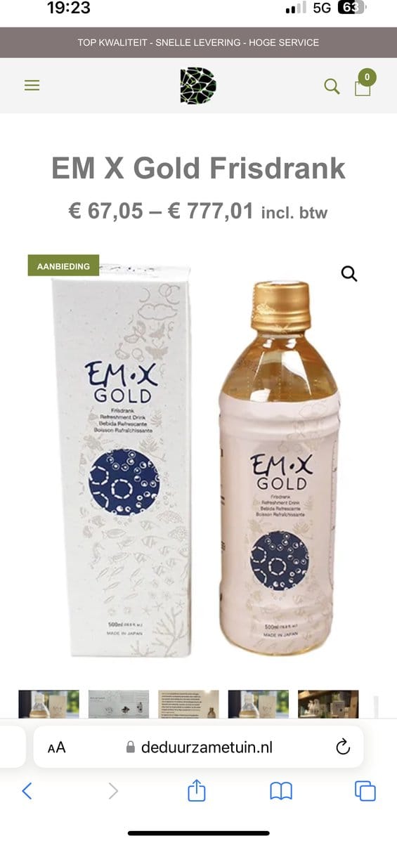 EM EMX Gold Antioxidant
