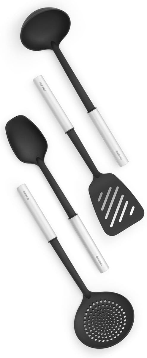 Brabantia Profile Keukengerei Set- 4-delig - Anti-aanbak - RVS