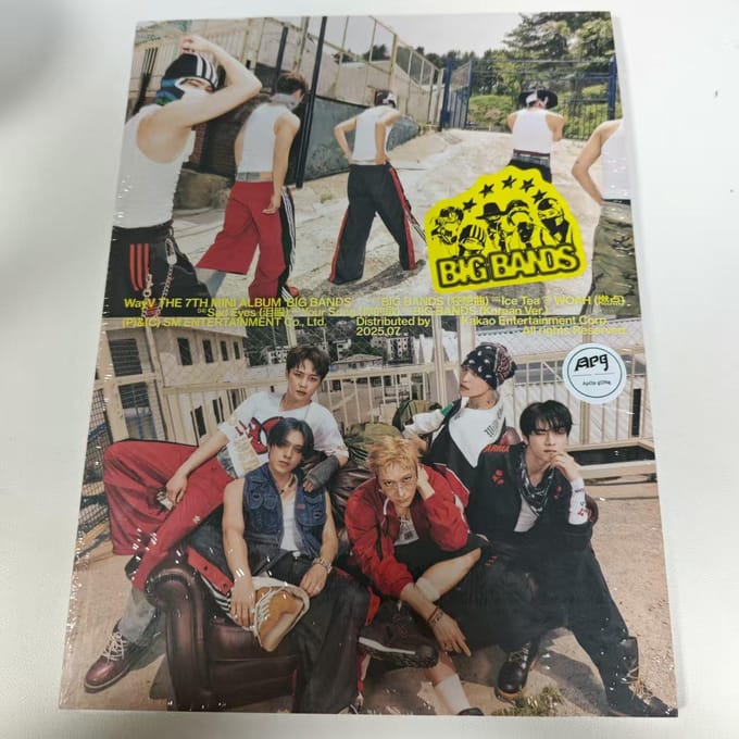 WayV - [BIG BANDS] 7e Mini Album FOTOBOEK Ver.A