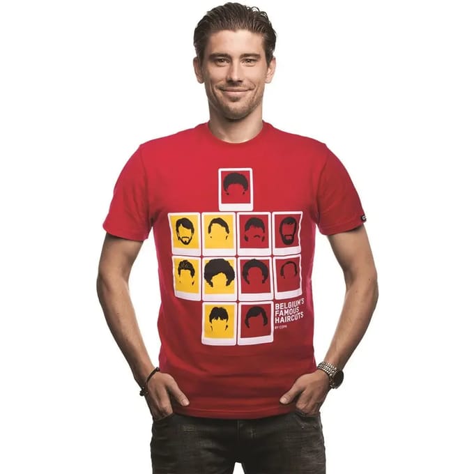 COPA - België's Famous Haircuts T-Shirt - S - Rood