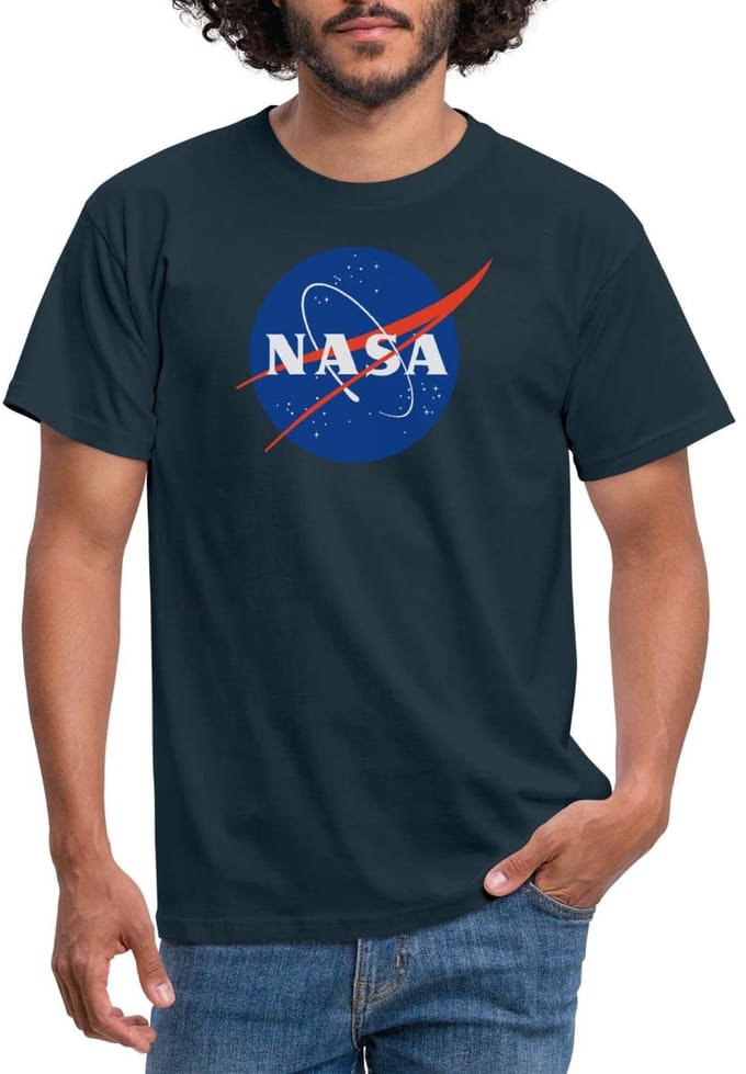 NASA klassiek logo T-Shirt Heren