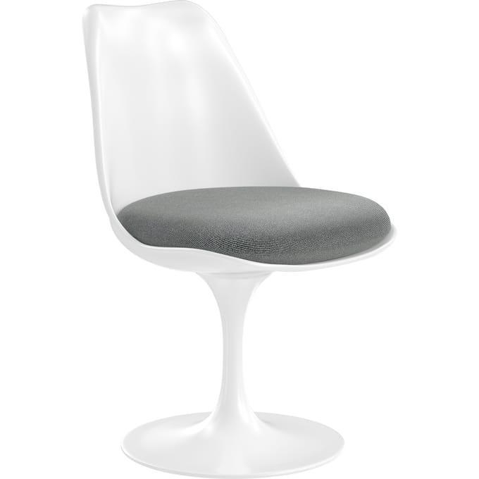 Knoll International Saarinen Tulip Stoel - Hallingdal 65 (166) - black white - wit