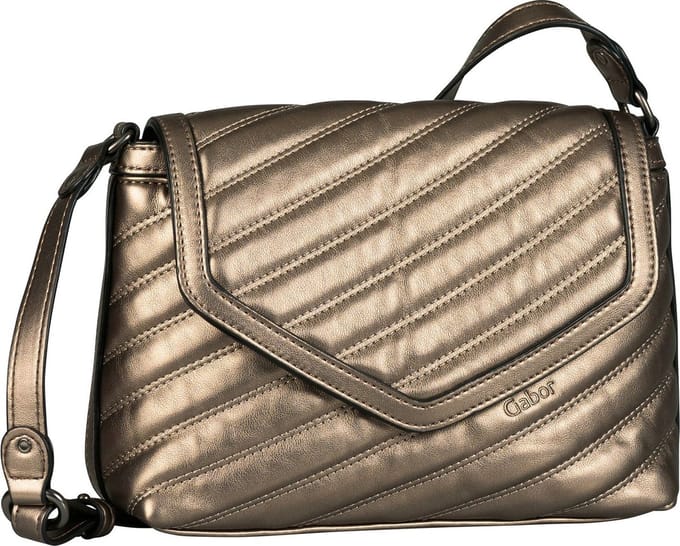 Gabor Schoudertas Camila Flapbag Old Silver Grijs