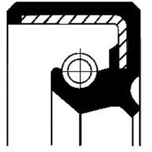 Corteco Keerring NBR 45x65x7/7,5 mm