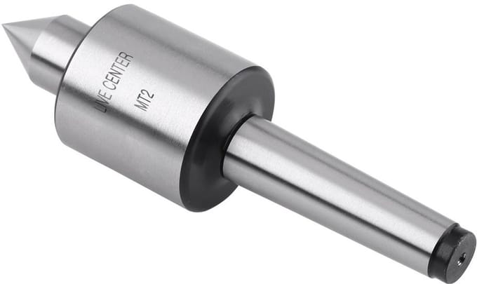 Dailygoods- Live Center 60° - Hoogwaardige Lagerconstructie - Rotatiecentrum - Staal - Stofdichte Afdichting - Precisie Tool - Draaispit
