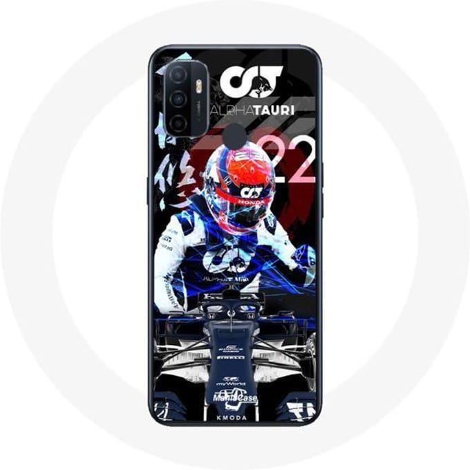 Oppo A53 Case Formule 1 Yuki Tsunoda Japanse F1-coureur
