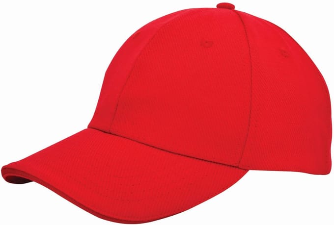 Benza luxe canvas sandwich Baseballcap - Pet - Rood