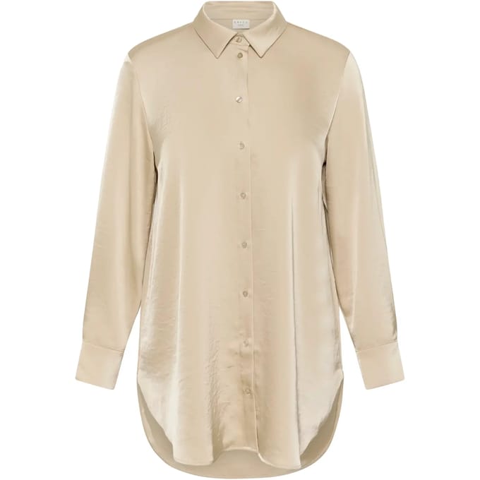 Damesblouse met lange mouwen KAFFE Curve KCRora