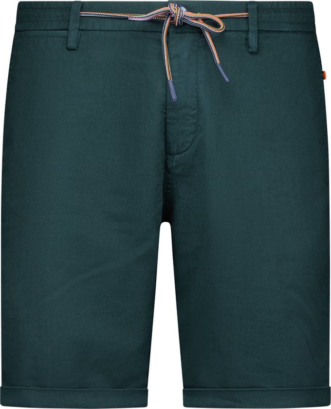 NZA - Korte broek met linnen - Classic Green