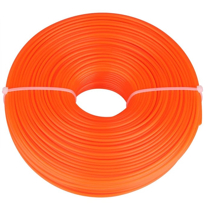 Fil de coupe-bordures en nylon de 2,4 mm pour coupe-bordures à essence, 120 m