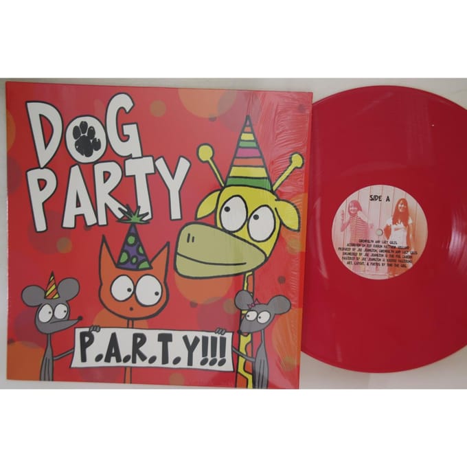 Disque Vinyle DOG PARTY - Party!!! AUCUN MOITIÉ DE RIEN 2011 US Rock Occasion