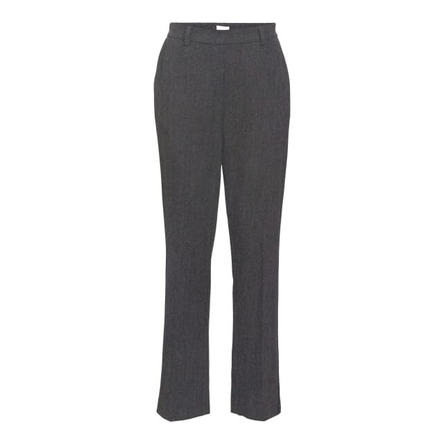 Object Objlisa Mw Straight Pant Noos Broeken Dames - Donkergrijs - Maat 40