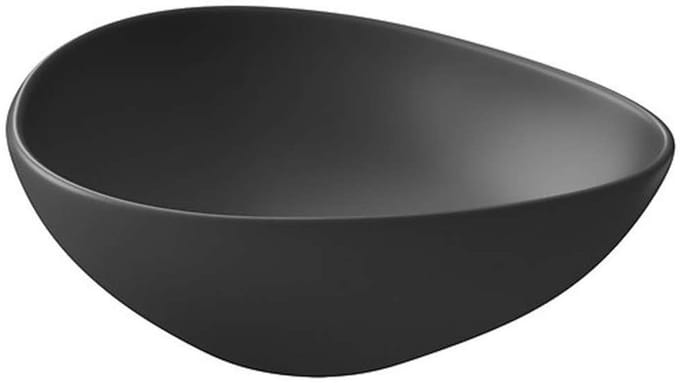 Cersanit Moduo - Opzetwastafel, 44x36 cm, zonder overloop, antraciet K116-105-BOX