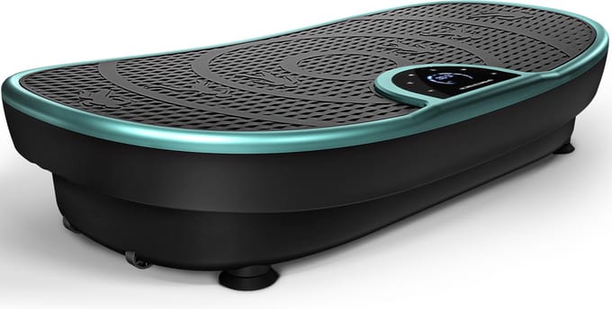 Trilplaat VP250 - 7+1 trainingsprogramma's - yoga-optie - edel design - Bluetooth luidspreker