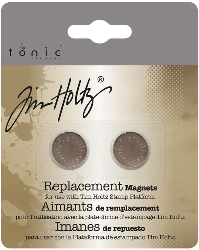 Tonic Studios Tools - 2 magneten voor Stempel platform