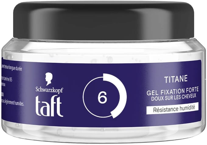 Taft Styling Gel 250ml Titane Hold 6