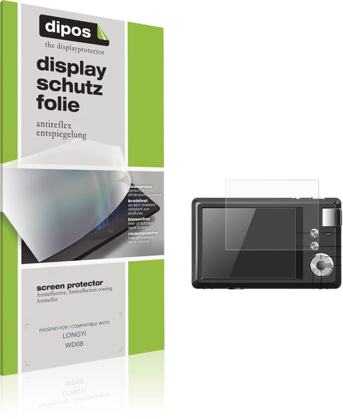 dipos – 4x Matte Beschermfolie geschikt voor LONGYI WD08 | Krasbestendige & antireflecterende Screenprotector Ultra-Thin