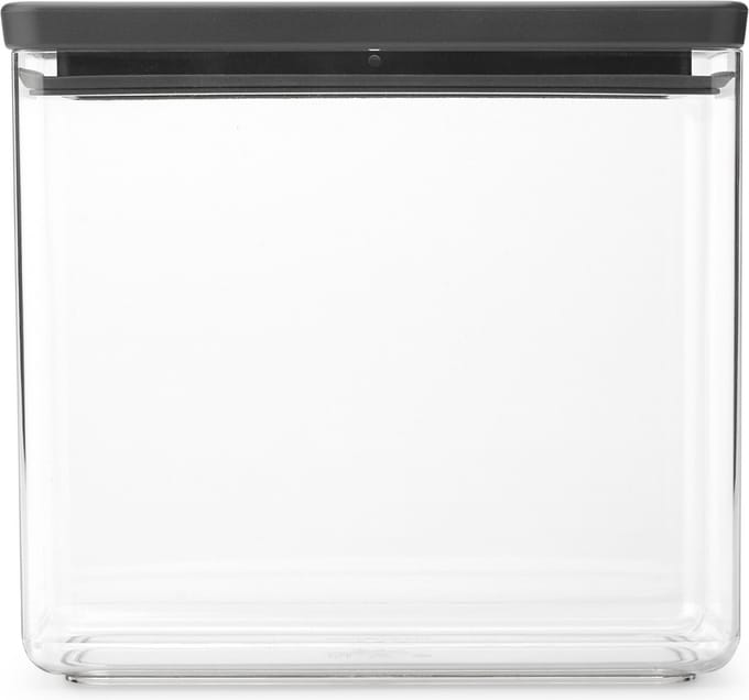 Brabantia Tasty+ Voorraadbus - Stapelbaar - 3,5 l - Dark Grey
