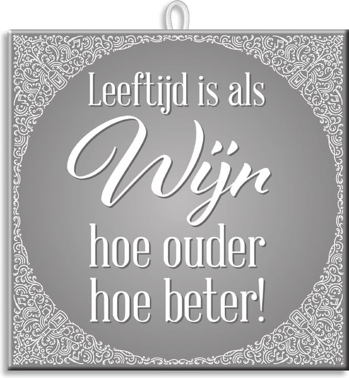 Paperdreams Slogan Tegel - Wijn