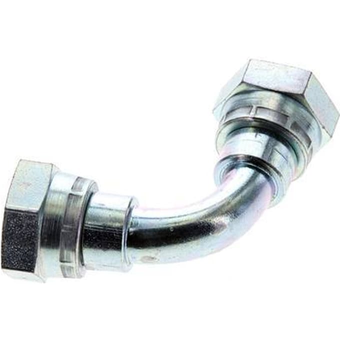 L-Koppeling G1/2" Binnendraad Hoge Druk Staal 350bar Hydrauliek