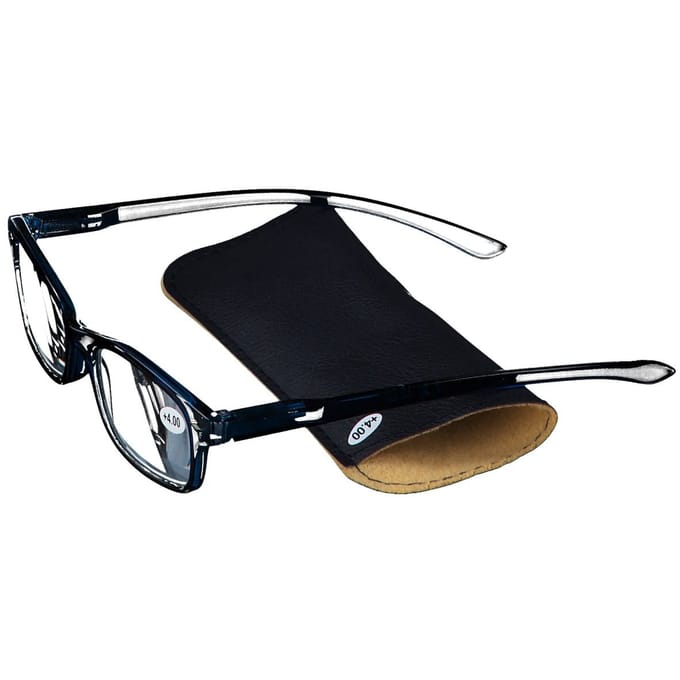 Pharma Glasses Leesbril Donker Blauw +4.00 1 Bril