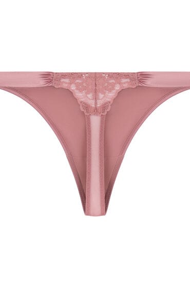 Hunkemöller Hoog Uitgesneden String Laila Roze