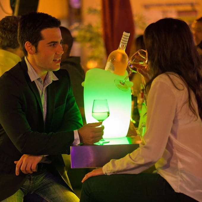Smart&Green Fresh - een verlichte LED flessenkoeler