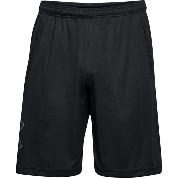 Under Armour Heren-Tech Shorts (Zwart/Licht Grafiet)