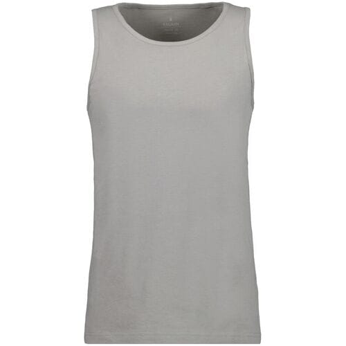 Ragman Ondermode Uni Tank Top Single Jersey Grijsbeige / male