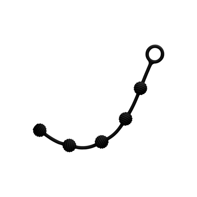 Silikon-Analkette met structuur, 25,5 cm