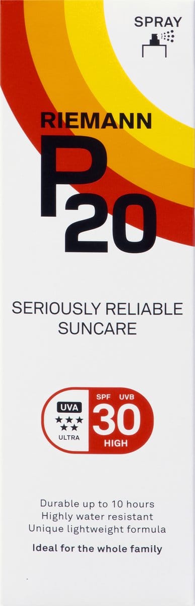 P20 SPF 30 - Zonnebrand Spray - Factor 30 - 100 ml