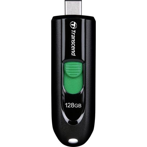 Transcend JetFlash 790C USB-stick 128 GB Zwart TS128GJF790C USB-C 3.2 Gen 1