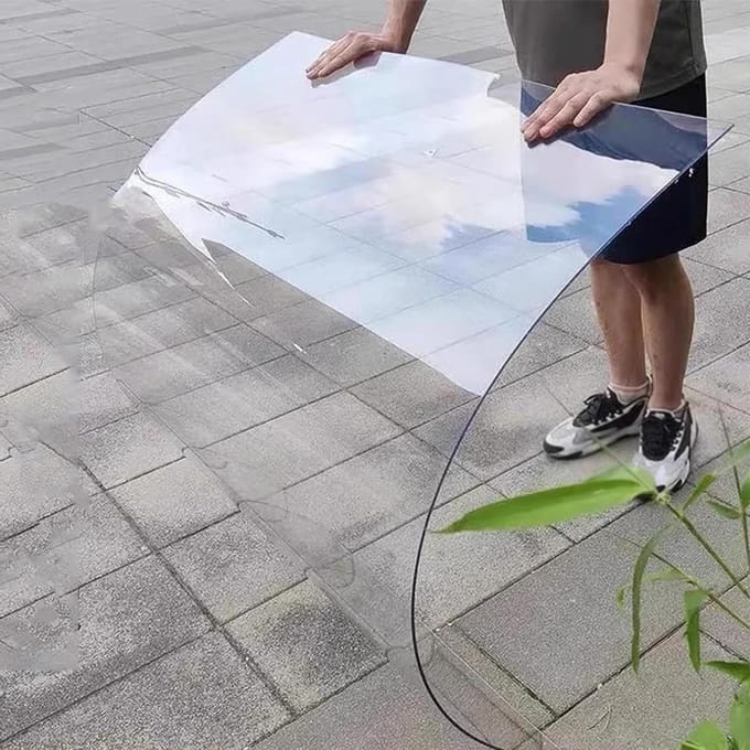 Dakpanelen Polycarbonaat - Transparante Platen - Serre Afdak - UV Bestendig - 1.22 x 1m - Helder