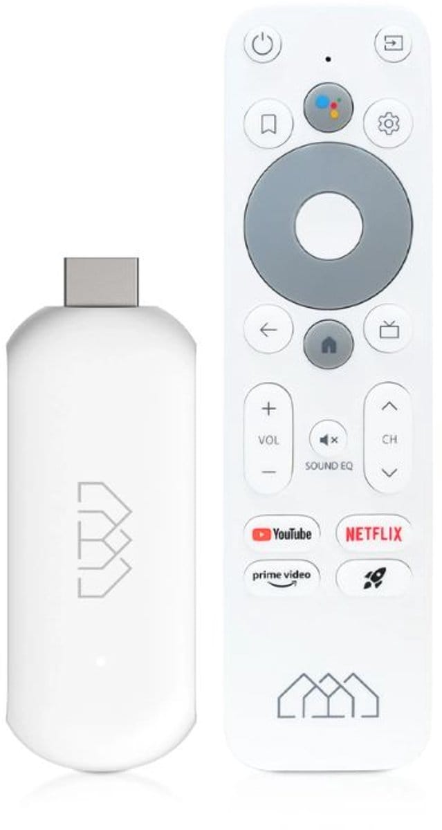 Homatics Stick HD – Android TV Streaming Stick – Full HD – 32GB – Google Cast – Hey Google