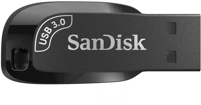 SanDisk Ultra Shift USB 3.0 Flash Drive 64GB
