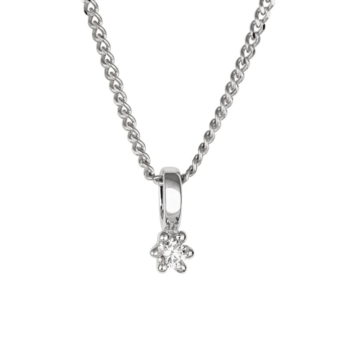 Orolino Halskette Gold 585 mit natürlichem Brillant 0,05 ct.