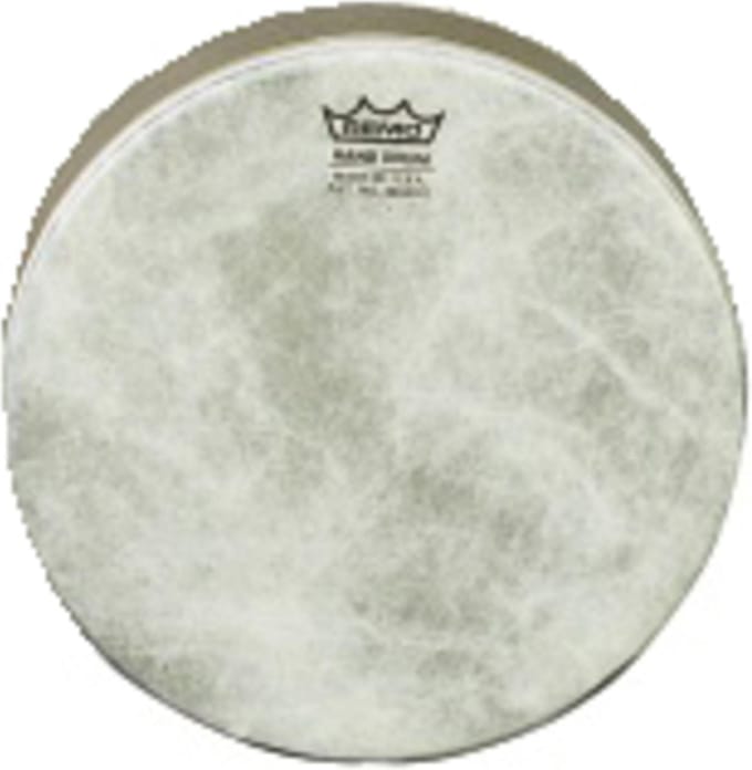 Remo Rahmentrommel 14"x2,5", Fiberskyn 3, Walnut - Hand bekken