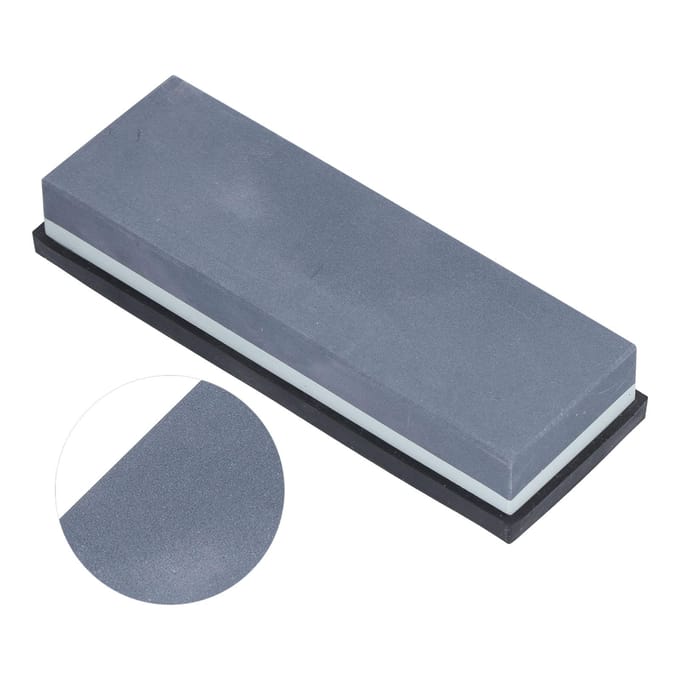 Slijpsteen Witte Korund Dubbelzijdig 240400 Korrel Dik Dun Keukengereedschap gray